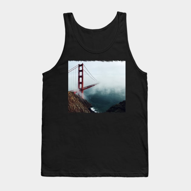 Golden Gate Bridge Tank Top by Giftees